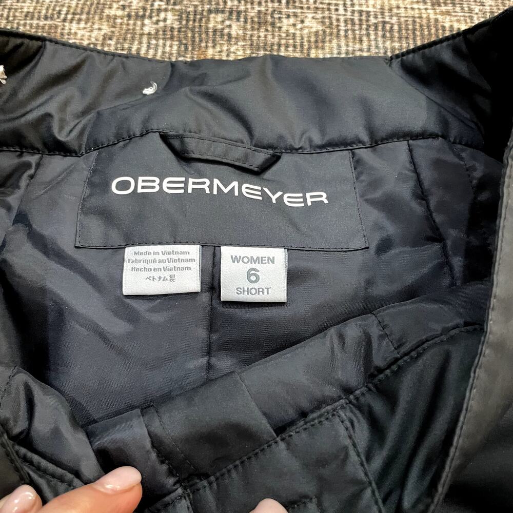 Obermeyer Black Ski Snowboard Pant Insulated Women's Size 6 - Picture 2 of 5